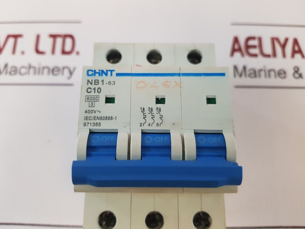 Chint Nb1-63 3-pole Circuit Breaker
