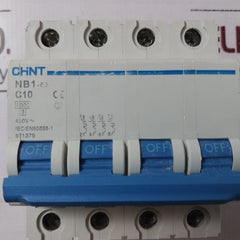 Chint Nb1-63 C10 4-pole Circuit Breaker