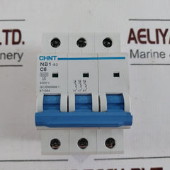 Chint Nb1-63 C6 Miniature Circuit Breaker 3-pole
