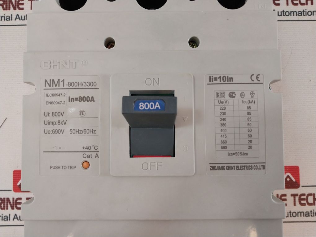 Chint Nm1-800H/3300 Moulded Case Circuit Breaker