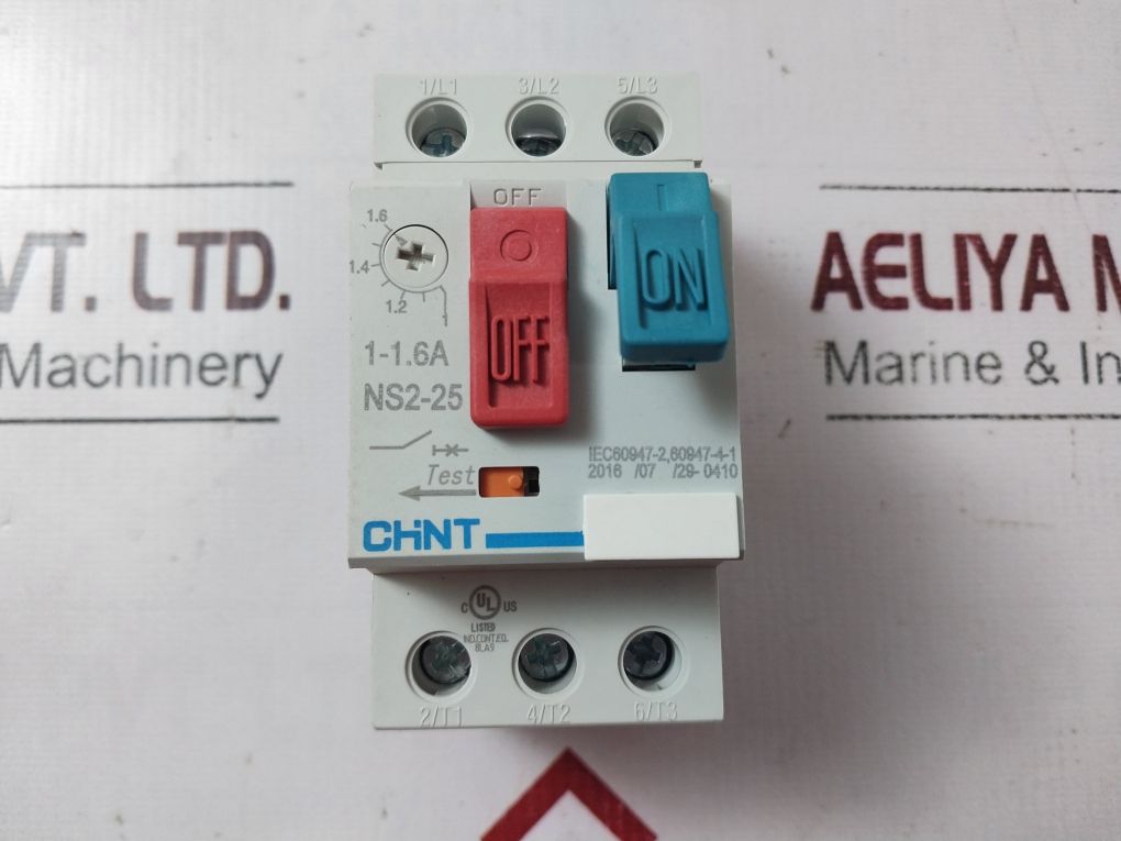 Chint Ns2-25 Alternating Current Motor Starter 1-1.6A