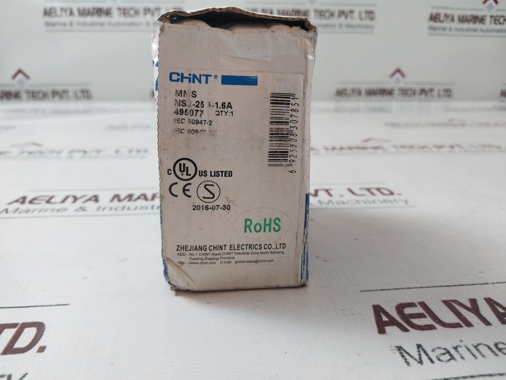 Chint Ns2-25 Alternating Current Motor Starter 1-1.6A