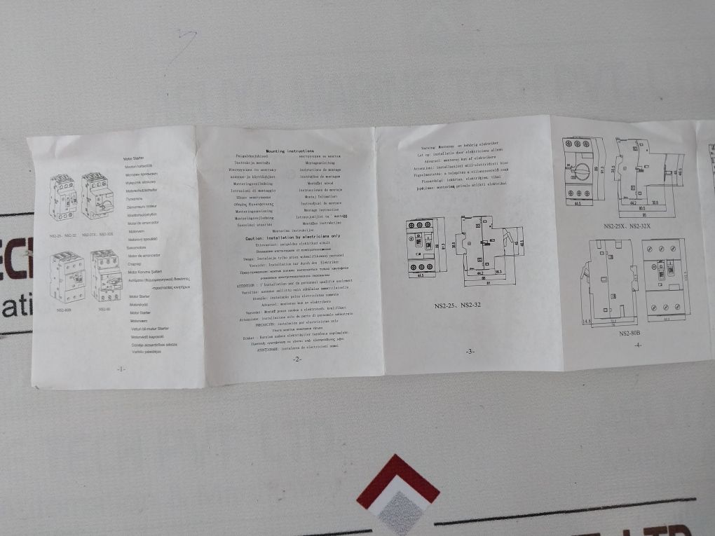 Chint Ns2-25 Alternating Current Motor Starter 1-1.6A