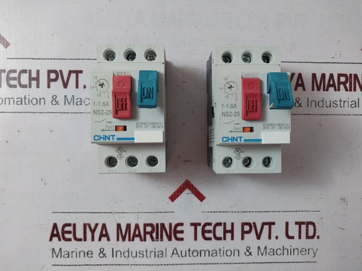 Chint Ns2-25 Alternating Current Motor Starter 1-1.6A