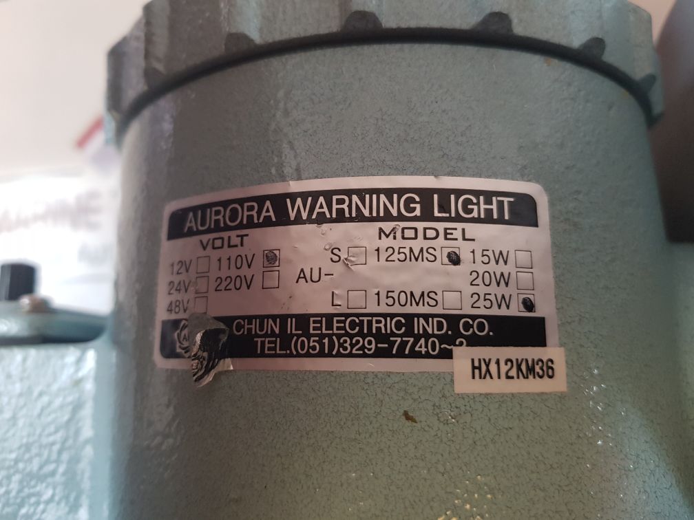 Chun Il Electric 125Ms Aurora Warning Light