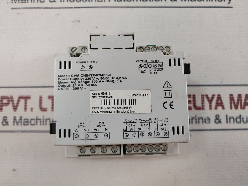 Circutor Cvm-ch8-itf-rs485-c Multifunctional Multimeter 300V~
