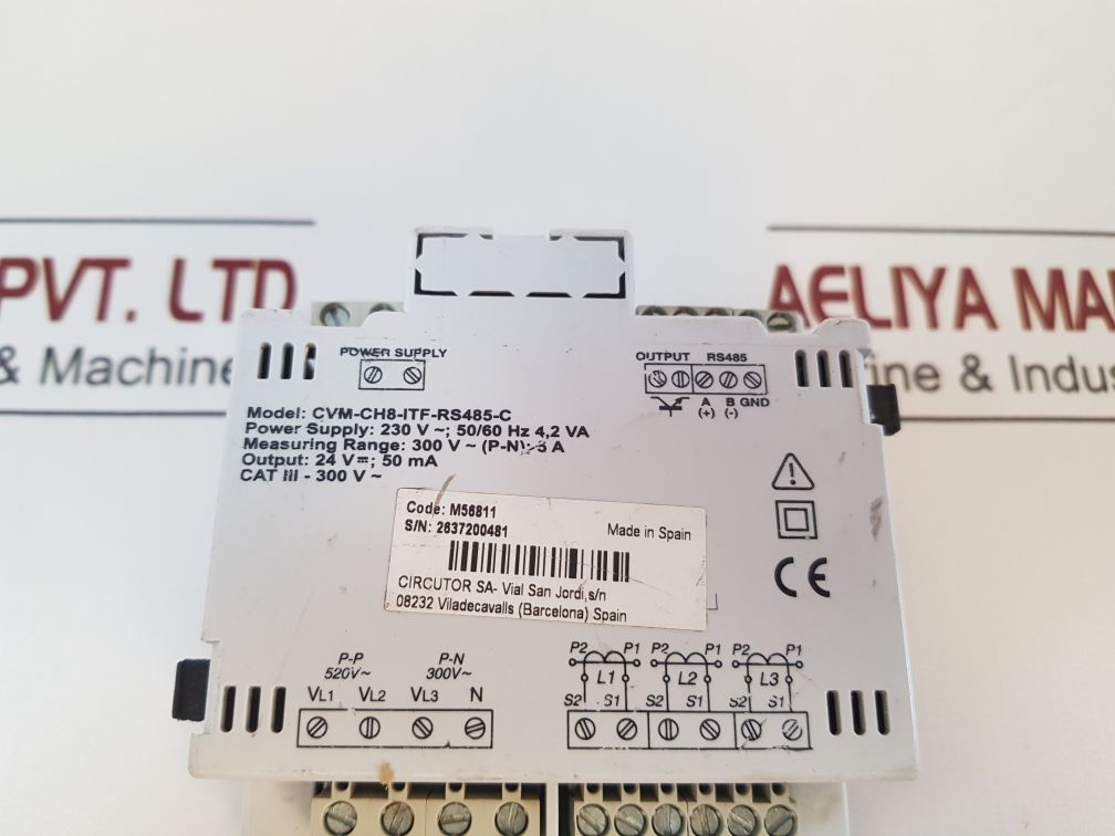 Circutor Cvm-ch8 Multifunctional Multimeter Cvm-ch8-itf-rs485-c

