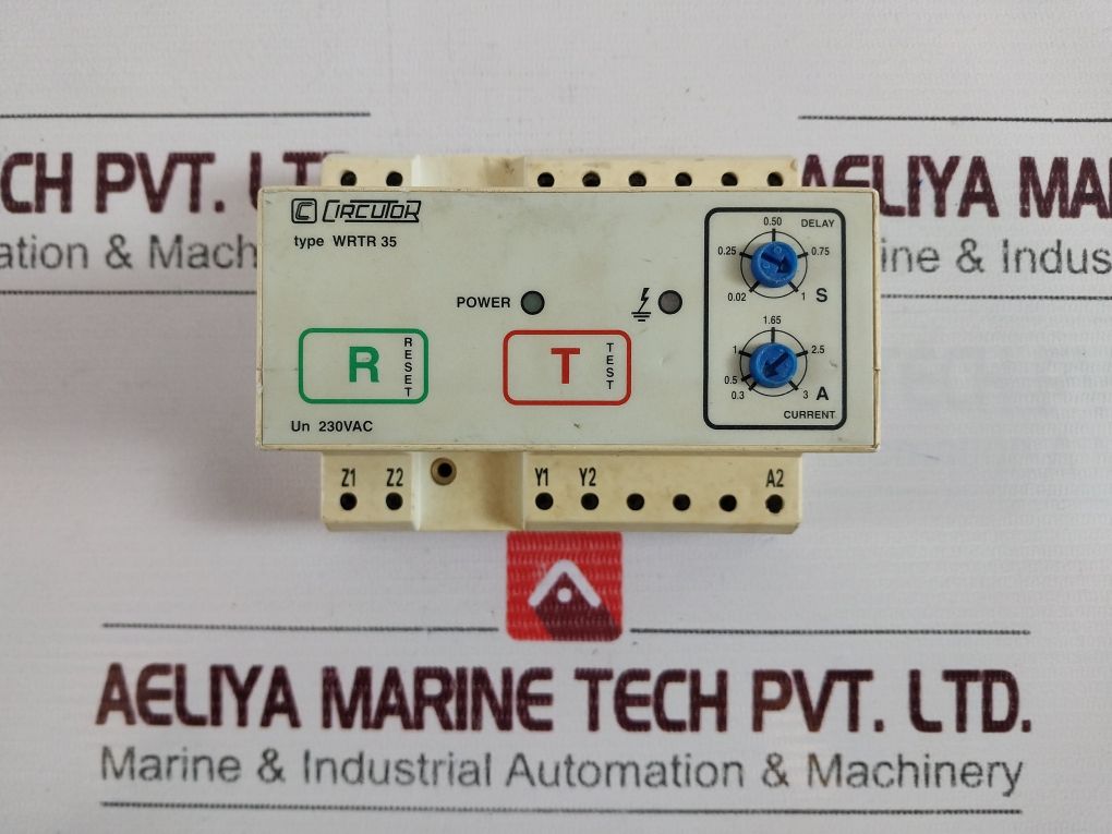 Circutor Wrtr 35 Earth Leakage Monitoring Relay Un 230 Vac