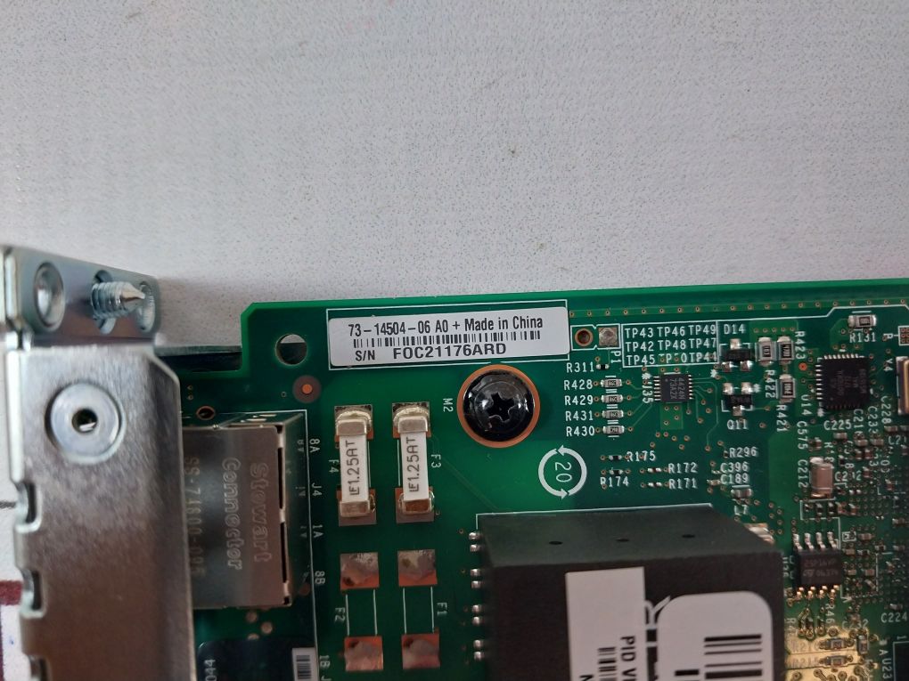 Cisco Nim-1Mft-t1/E1 V04 Pcb Card