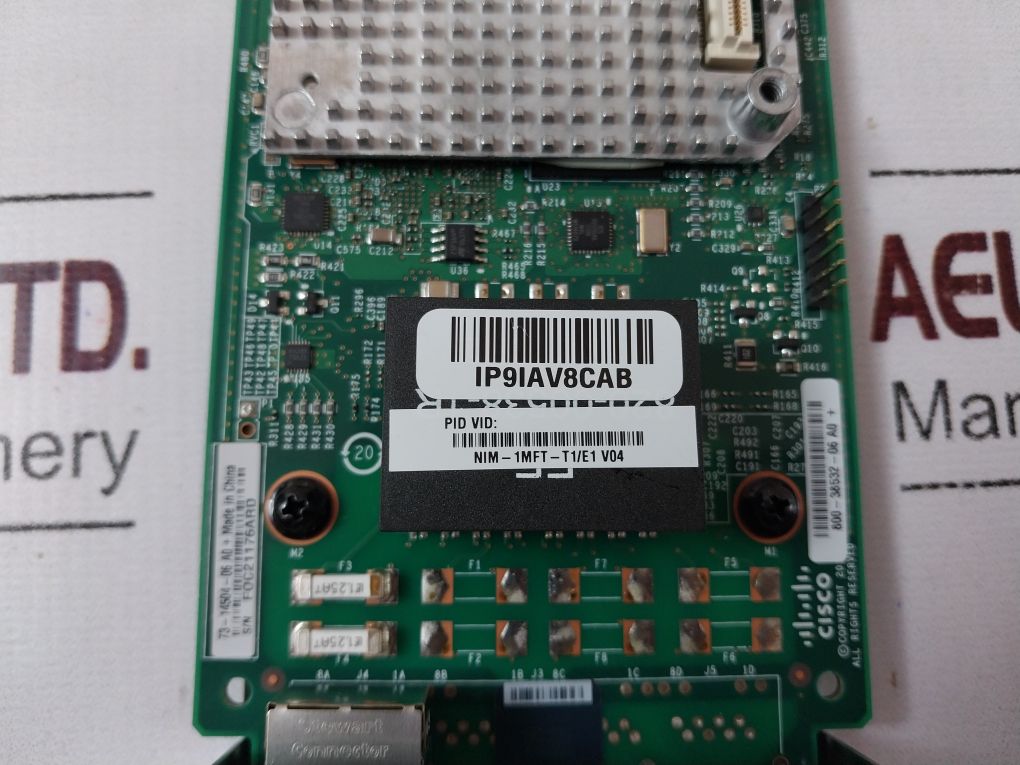 Cisco Nim-1Mft-t1/E1 V04 Pcb Card