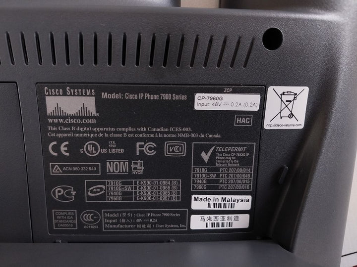 Cisco 68-2563-02 Ip Lcd Display Phone