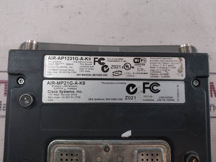Cisco Air-ap1231G-a-k9 Wireless Access Point Ldk102049