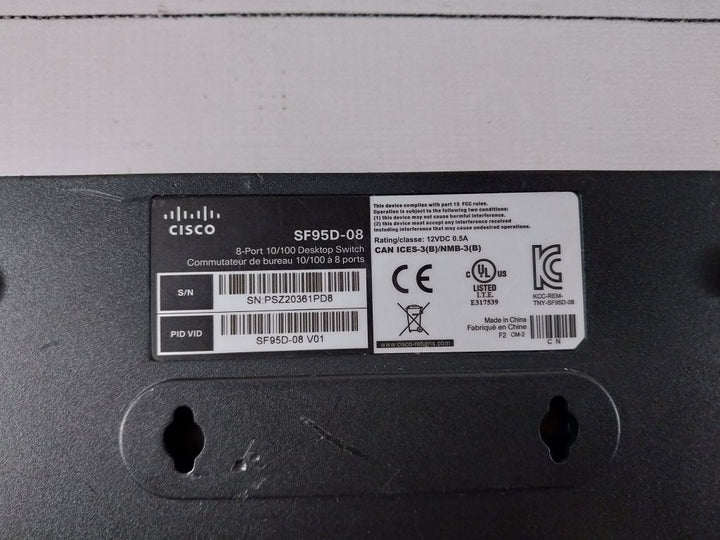 Cisco Sf95D-08 8-port 10/100 Desktop Switch