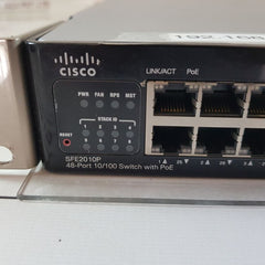Cisco sfe2000p 24-port 10/100 ethernet switch with poe sfe2010p