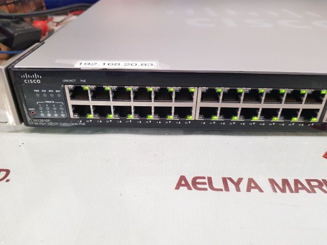 Cisco sfe2000p 24-port 10/100 ethernet switch with poe sfe2010p