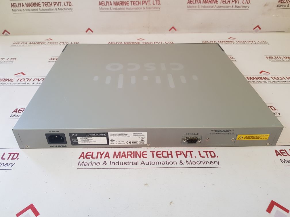 Cisco Sfe2000P 24-port 10/100 Sethernet Switch With Poe Sfe2000P-g5 V01