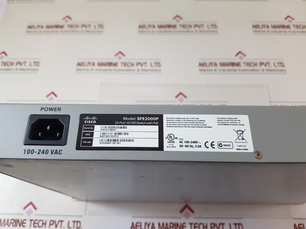 Cisco sfe2000p 24-port 10/100 ethernet switch with poe