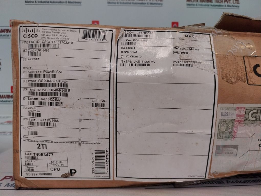 Cisco Systems Ws-x4648-rj45-e Line Card