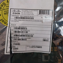 Cisco Systems Ws-x4648-rj45-e Line Card