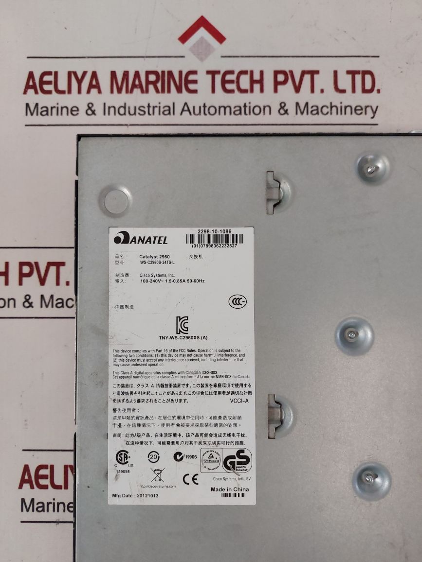 Cisco Ws-c2960S-24Ts-l Ethernet Switch