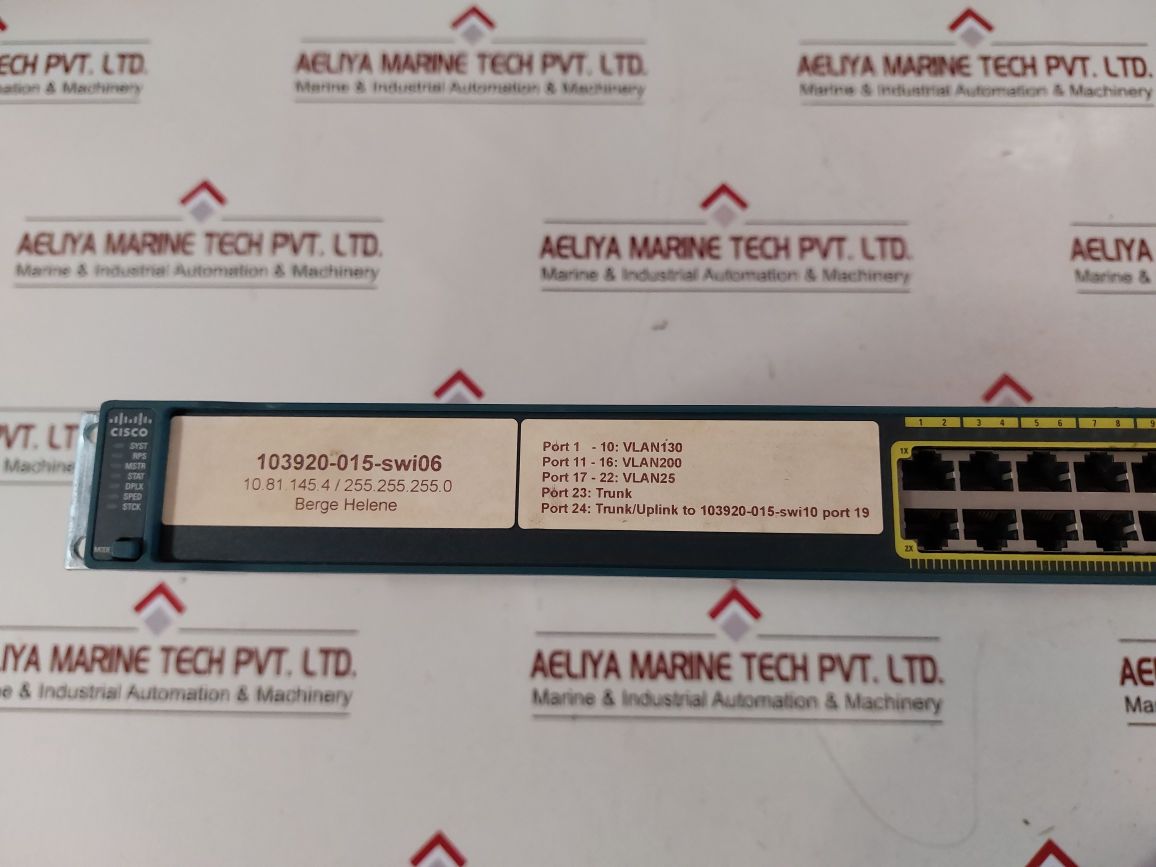 Cisco Ws-c2960S-24Ts-l Ethernet Switch