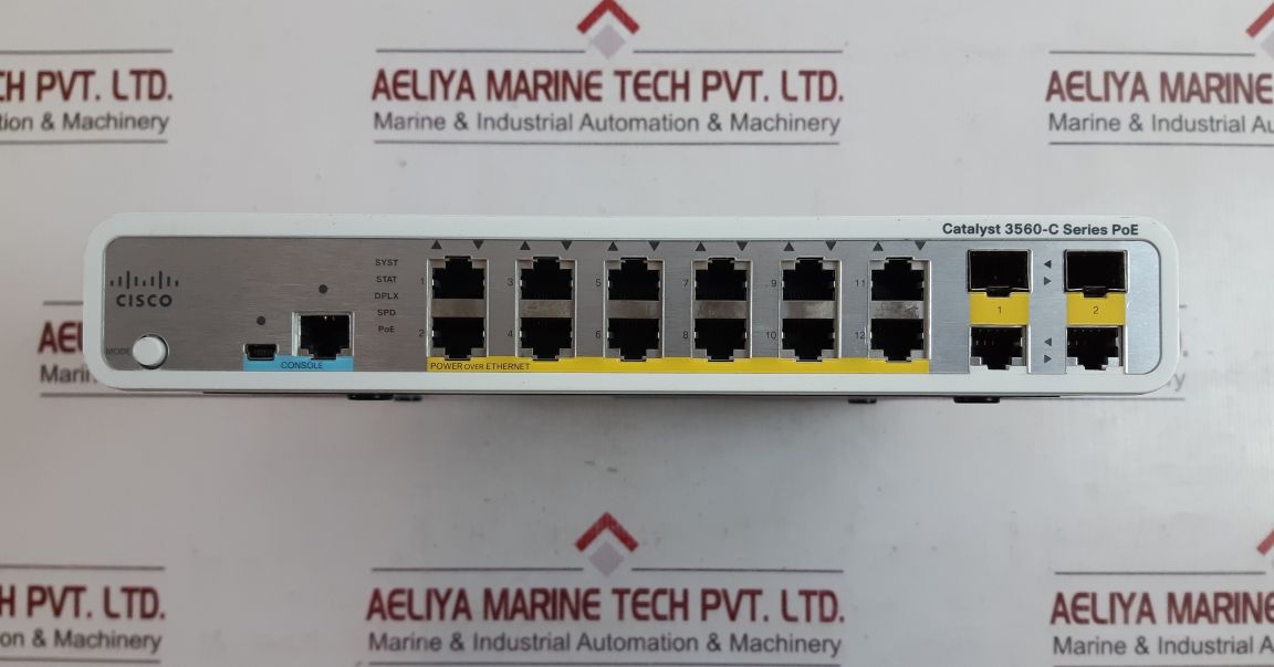 Cisco Ws-c3560C-12Pc-s Power Over Ethernet Switch

