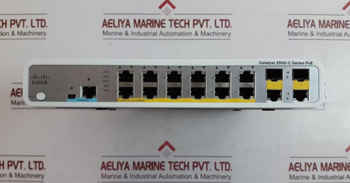 Cisco Ws-c3560C-12Pc-s Power Over Ethernet Switch
