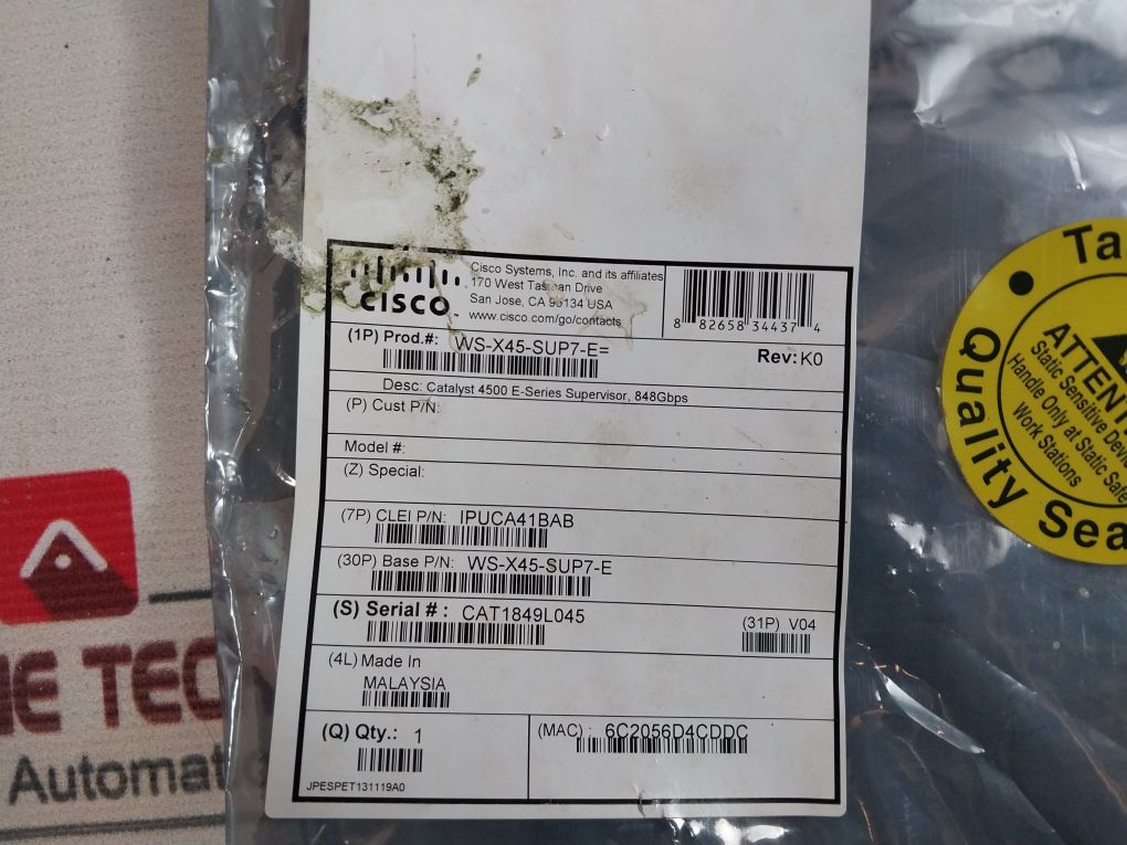 Cisco Ws-x45-sup7-e Catalyst 4500 E-series Supervisor