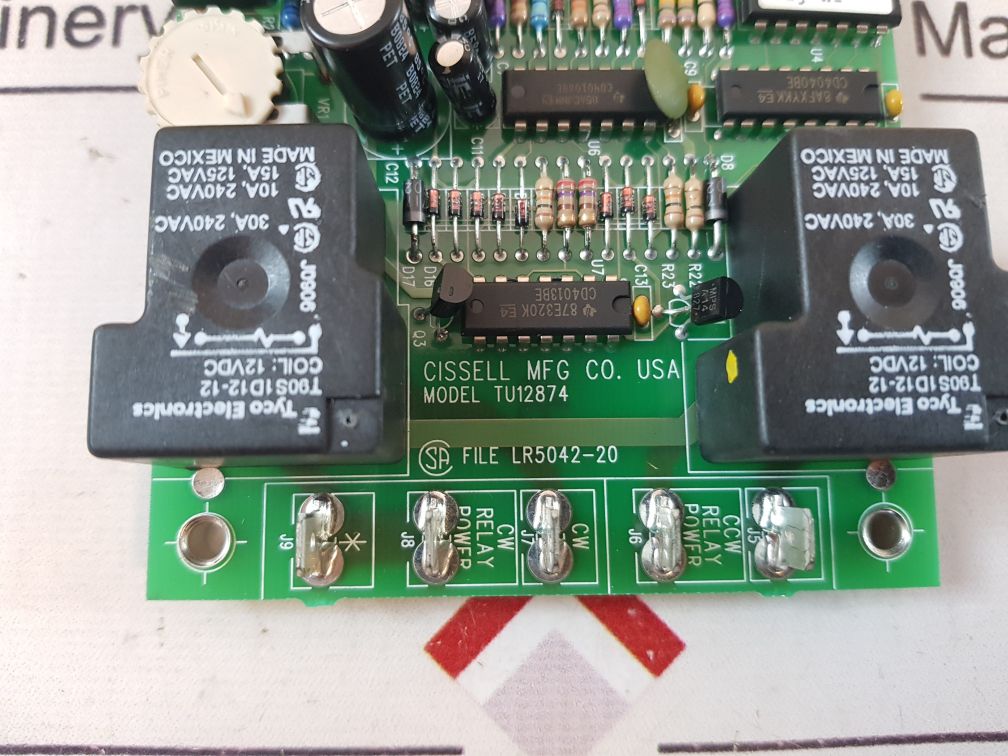 Cissell Tu12874 Solid State Reversing Timer 562J02-011