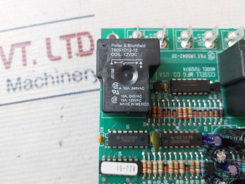 Cissell Tu12874 Solid State Reversing Timer Board