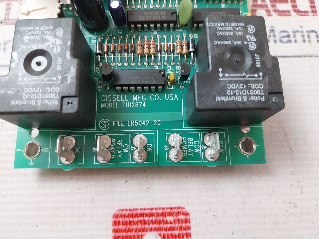 Cissell Tu12874 Solid State Reversing Timer Board