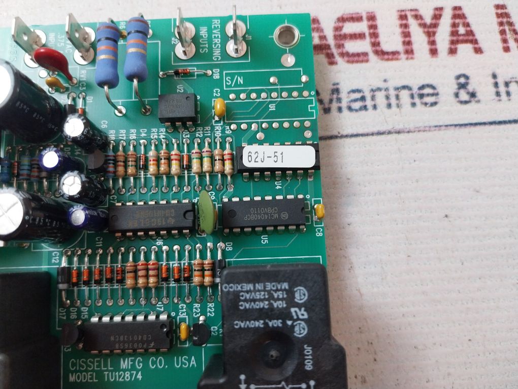 Cissell Tu12874 Solid State Reversing Timer Board