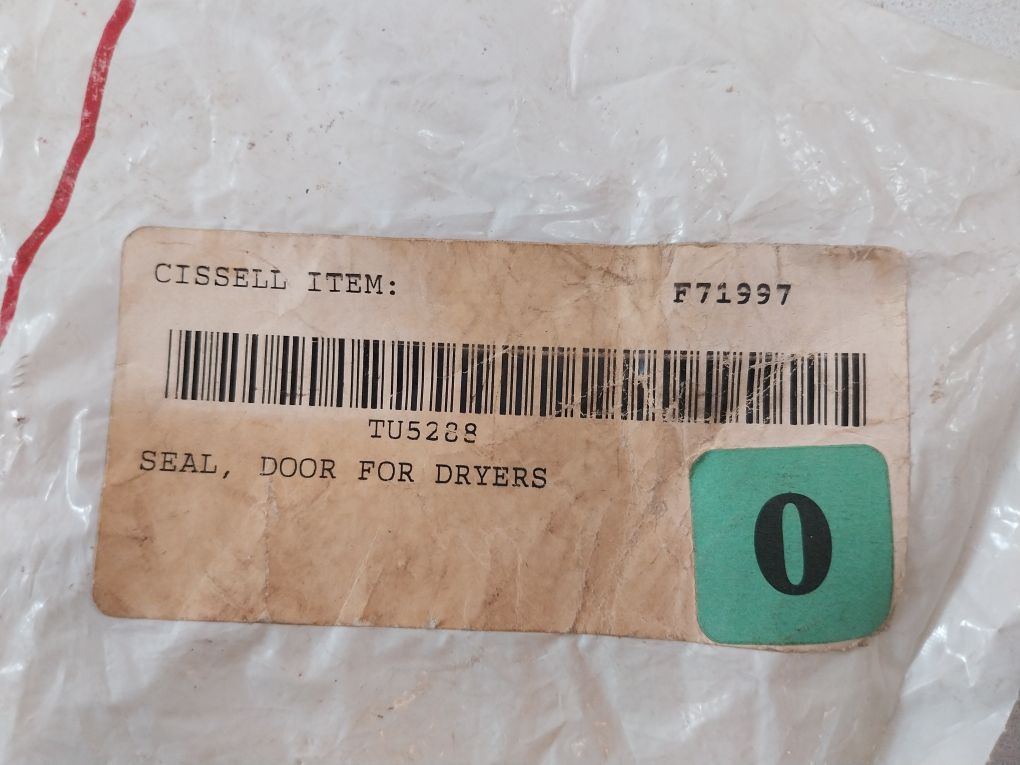 Cissell Tu5288 Door For Dryers Seal