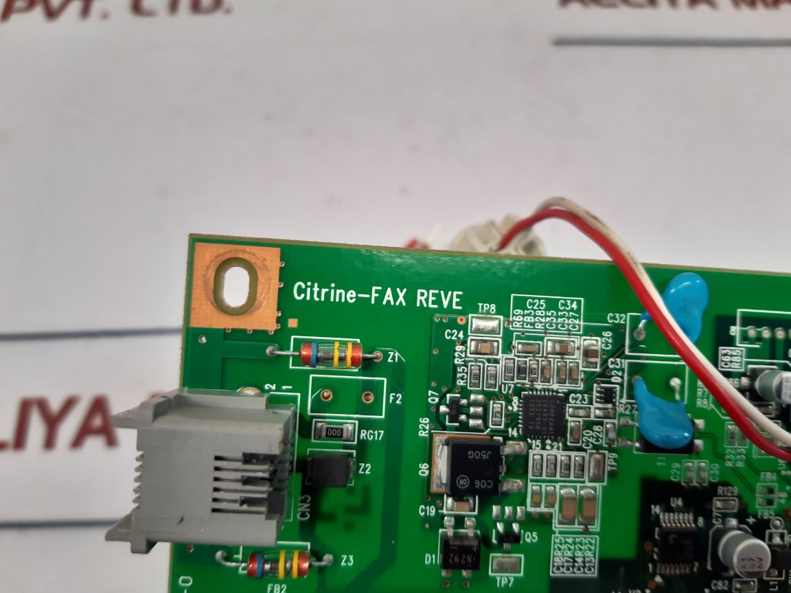 Citrine-fax Reve A121H815023810 Pcb Card