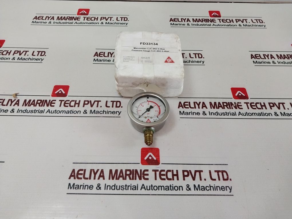 Cjc Fd33134 0-4 Bar Pressure Gauge
