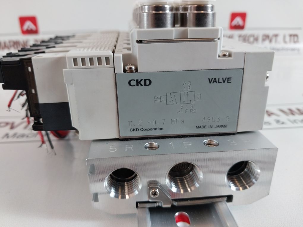 Ckd 4Ga219-e2H Solenoid Valve Set 0.2~0.7 Mpa
