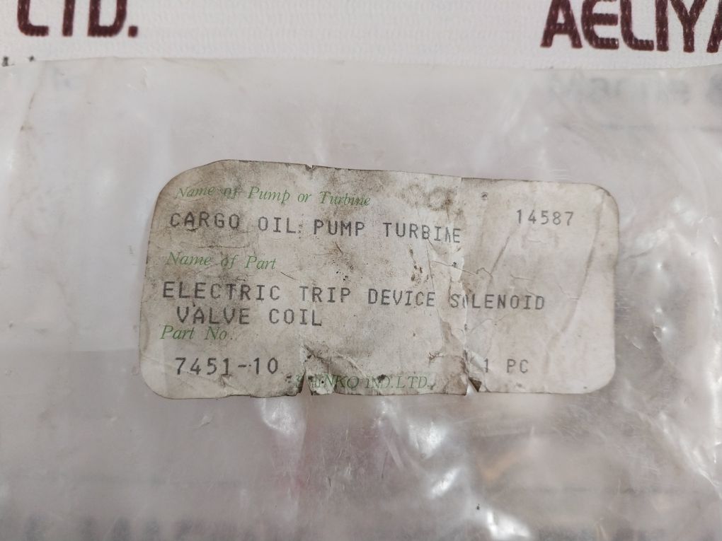 Ckd 7451-10 Solenoid Valve Coil