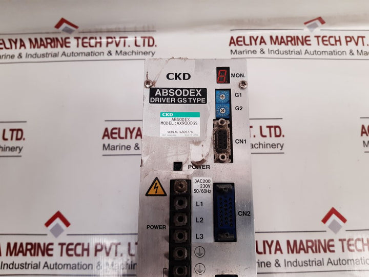 Ckd Absodex Gs Ax9000Gs Servo Driver 200-230 Vac