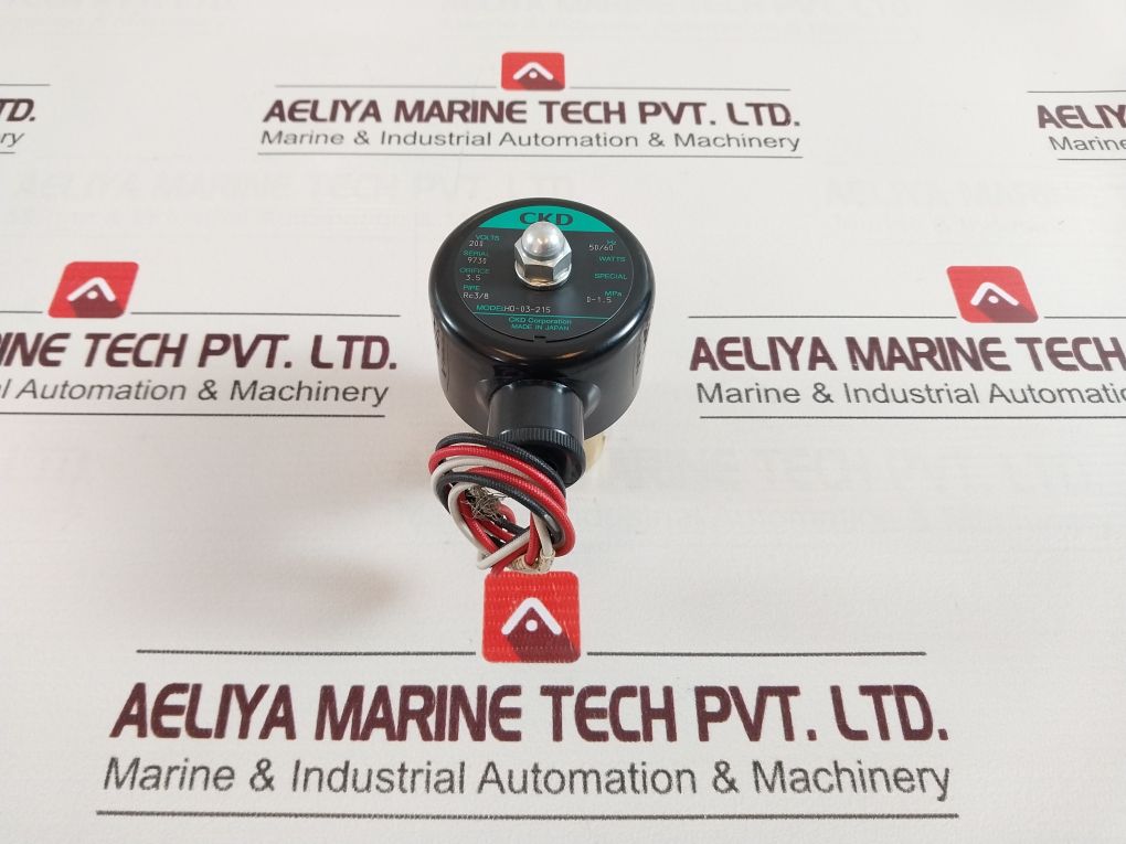 Ckd Ho-03-215 Brass Solenoid Valve 200V 50/60 Hz
