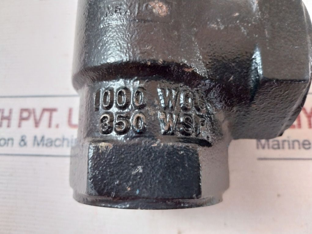 Clayton 1000 Wog Stainless Steel Seat Check Valve 1.5 Inch 350 Psi