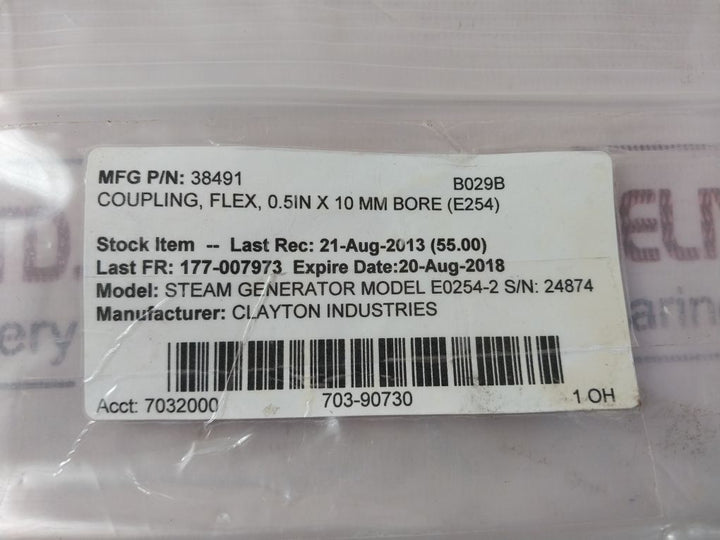 Clayton 38491 Flex Coupling
