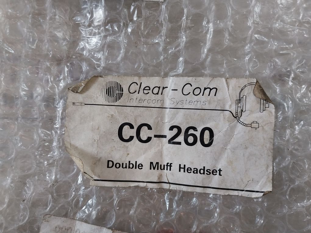 Clear-com Cc-260 Double Muff Intercom Headset