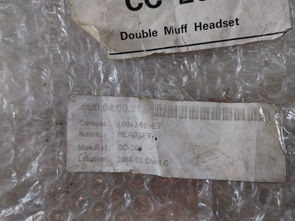 Clear-com Cc-260 Double Muff Intercom Headset