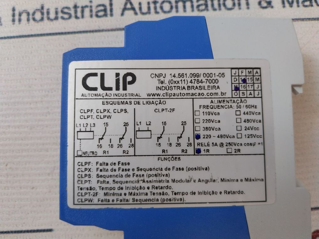 Clip Clpw Three-phase And Single-phase Voltage Monitor
