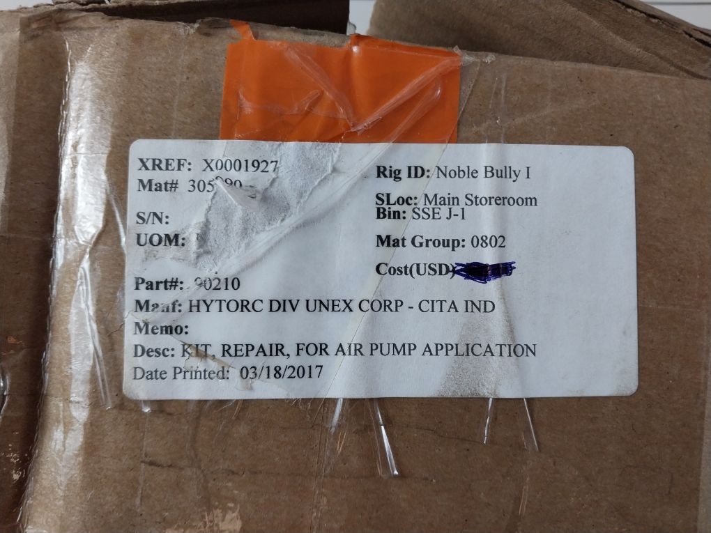 Hytorc Repair Kit For Air Pump Application