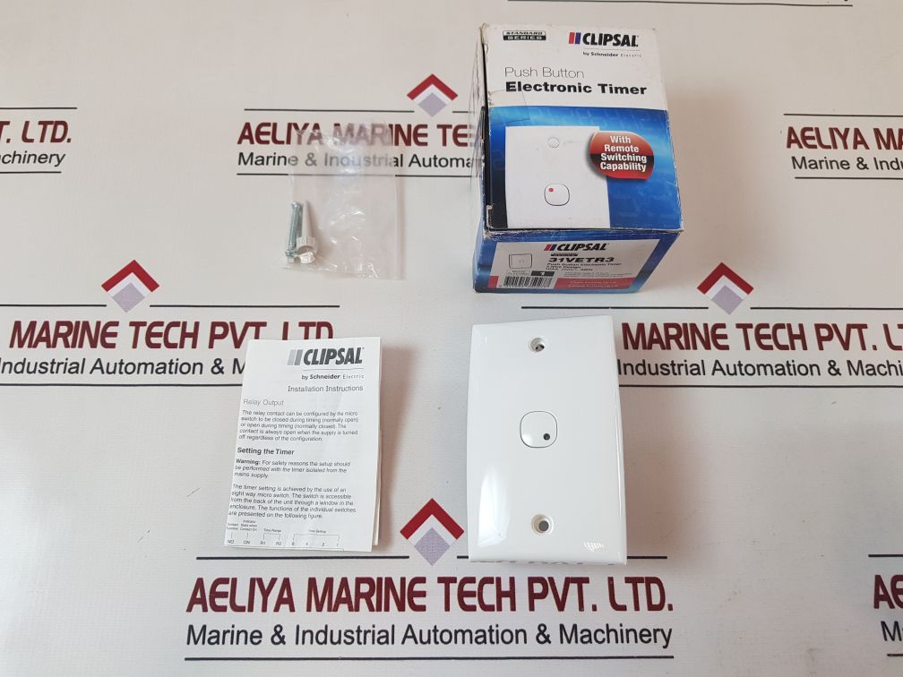 Clipsal 31Vetr3 Time Delay Switch 0-15 Hours, 250V Ac 10A
