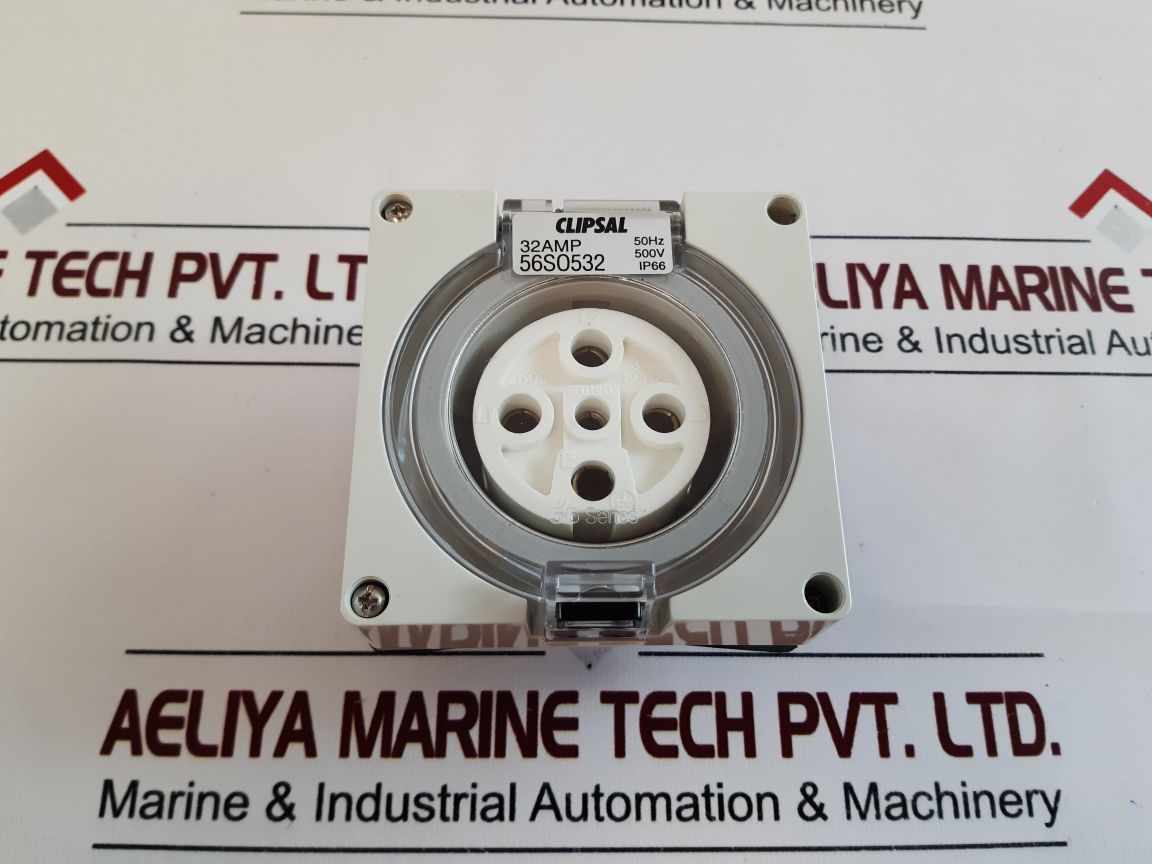 Clipsal 56So532Le Grey Socket Outlet 32Amp