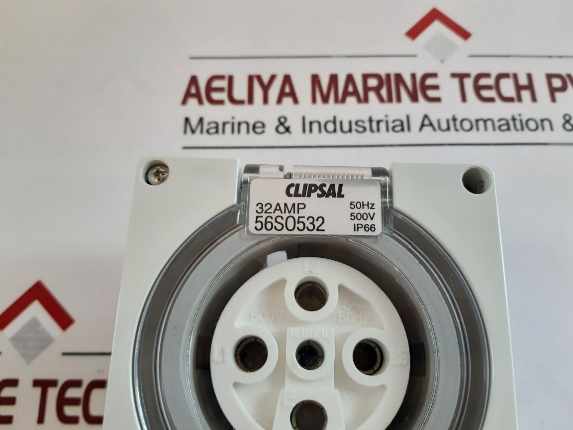 Clipsal 56So532Le Grey Socket Outlet 32Amp