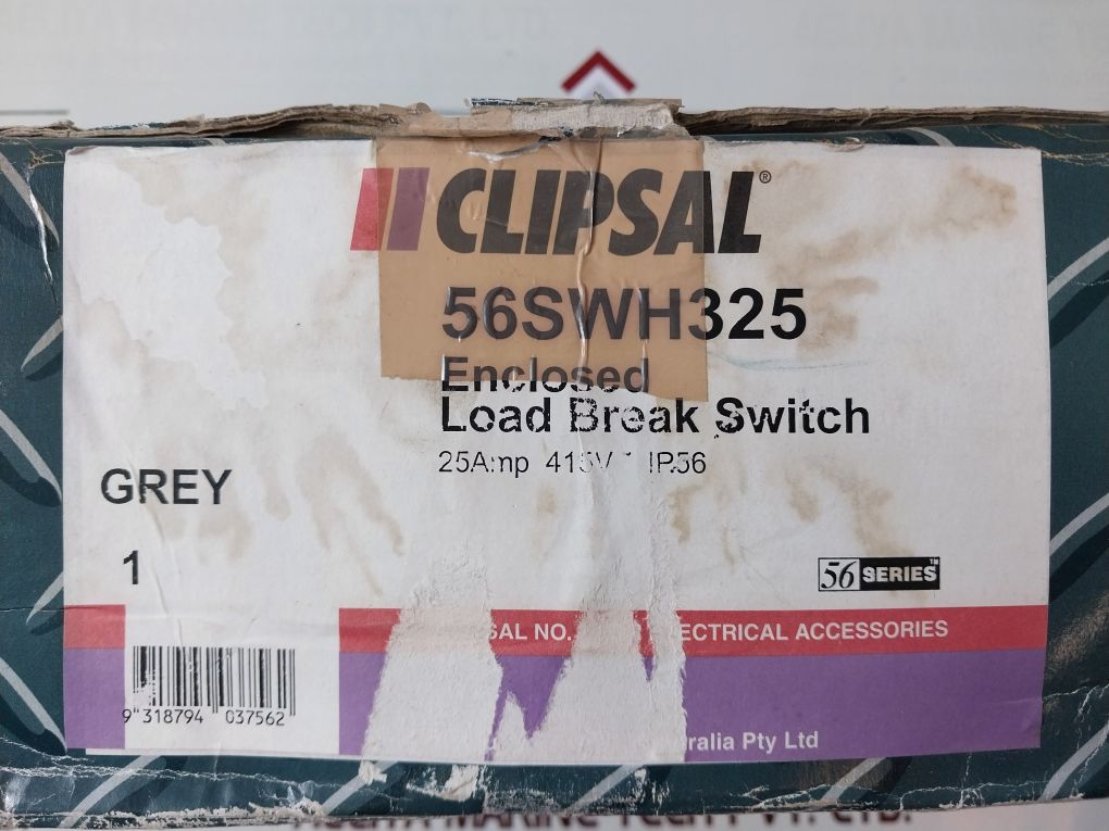 Clipsal 56Swh325 3-pole Enclosed Load Break Switch