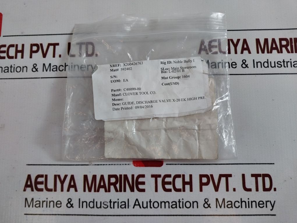 Clover Tool C40099-00 Discharge Valve